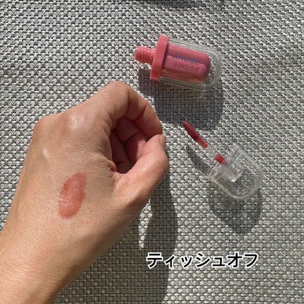 ジェルフィットティント/AMUSE/リップティントを使ったクチコミ(3枚目)