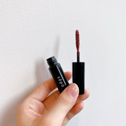 カラーマスカラ/sopo/マスカラを使ったクチコミ(1枚目)