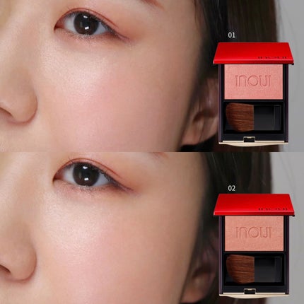 インウイ チーク/INOUI/パウダーチークを使ったクチコミ(5枚目)