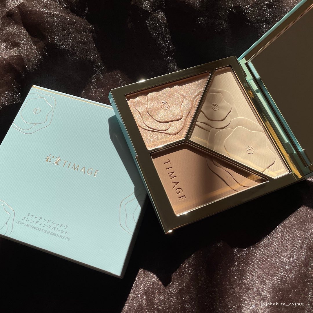 ハイライトシェーディングパレット/TIMAGE/パウダーハイライトを使ったクチコミ（3枚目）