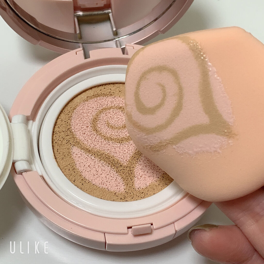 ZEESEA　メタバースピンクシリーズ ソフトフォーカスツートンBBクッション/ZEESEA/クッションファンデーションを使ったクチコミ（2枚目）