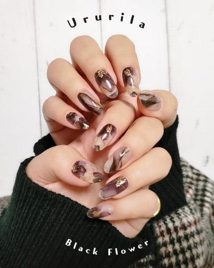 貼って固めるジェルネイルシール/Ururila/ネイルシールを使ったクチコミ(1枚目)