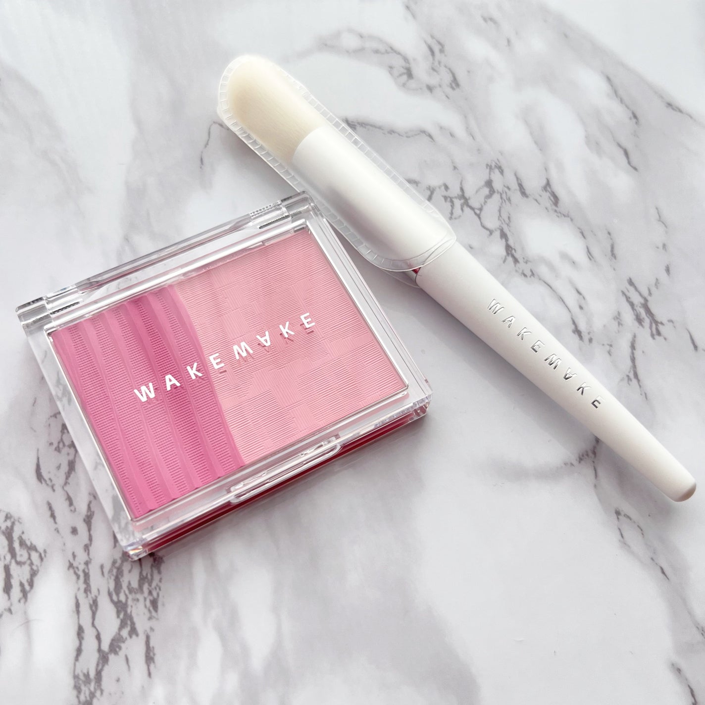 シアーレイヤリングデュアルブラッシャー/wakemake/パウダーチークを使ったクチコミ(8枚目)