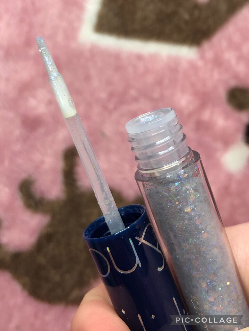 グリッター シャドウ カラー/rom&nd/グリッターを使ったクチコミ(3枚目)