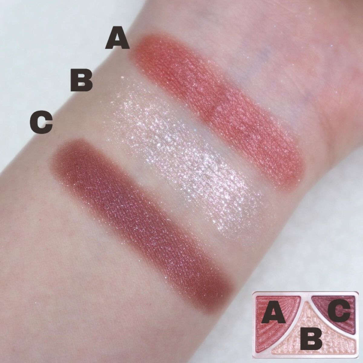 ジューシーピュアアイズ/キャンメイク/アイシャドウパレットを使ったクチコミ(4枚目)