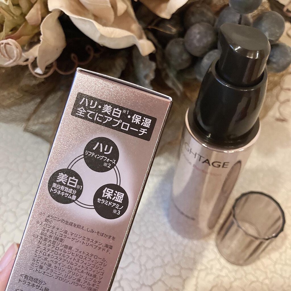 リフトホワイト パーフェクション/BRIGHTAGE/美容液を使ったクチコミ(4枚目)