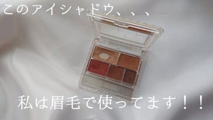パーフェクトマルチアイズ/キャンメイク/アイシャドウパレットを使ったクチコミ(1枚目)