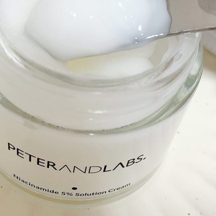 ナイアシンアミド5% ソリューション モイスチャークリーム/PETERANDLABS/フェイスクリームを使ったクチコミ(2枚目)