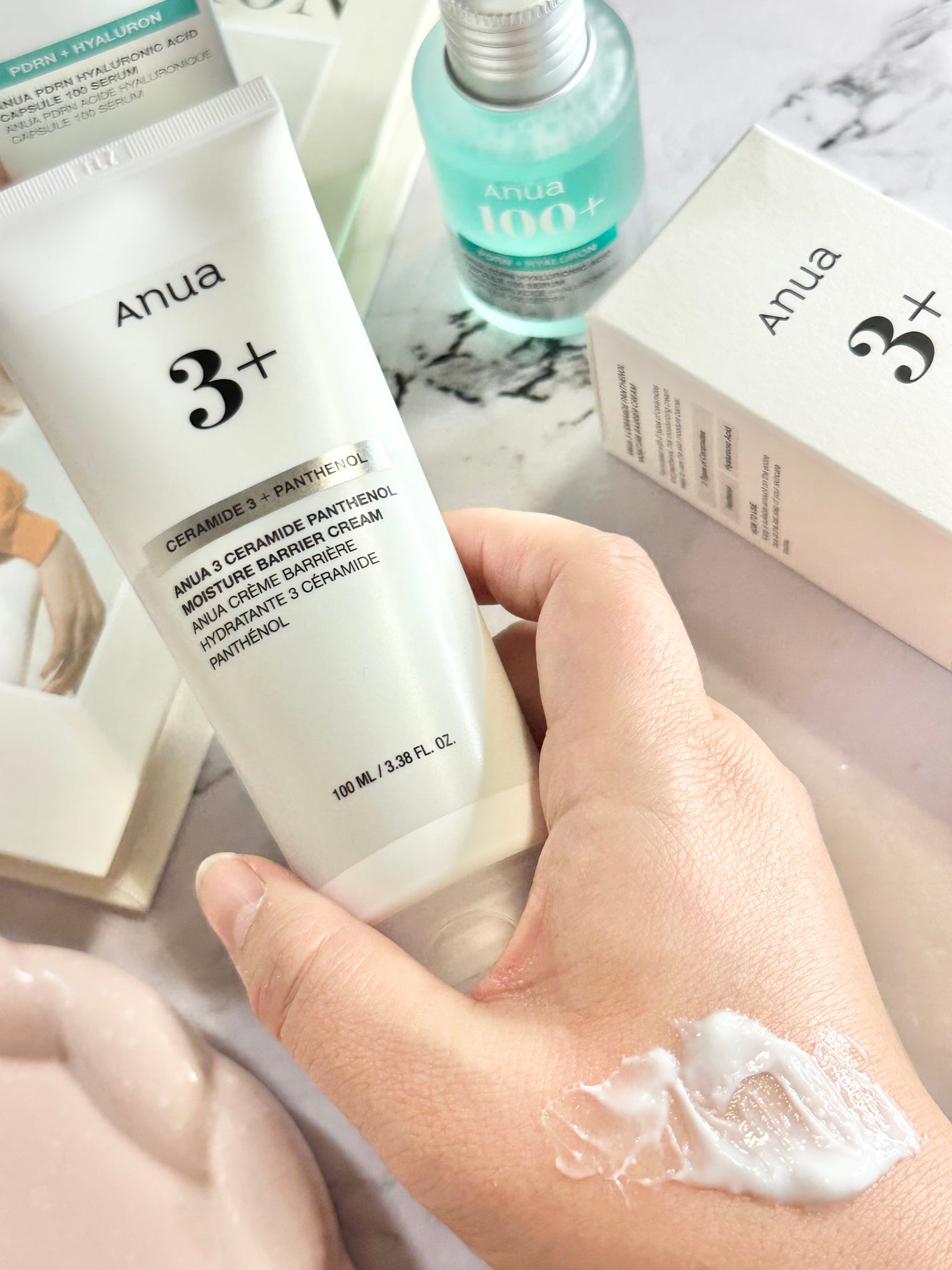 3セラミドパンテノールモイスチャーバリアクリーム/Anua/フェイスクリームを使ったクチコミ(2枚目)