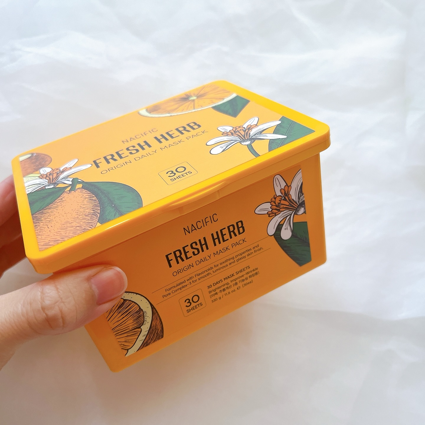 フレッシュハーブオリジンデイリーマスクパック/NACIFIC/シートマスク・パックを使ったクチコミ（2枚目）