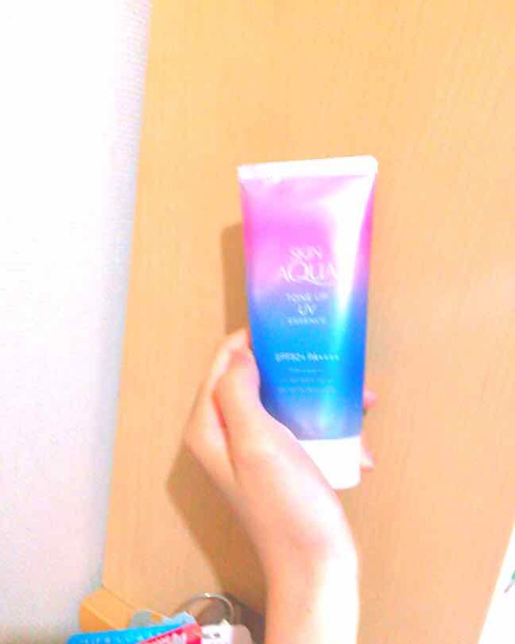 スキンアクア トーンアップUVエッセンス/スキンアクア/日焼け止めクリームを使ったクチコミ(1枚目)