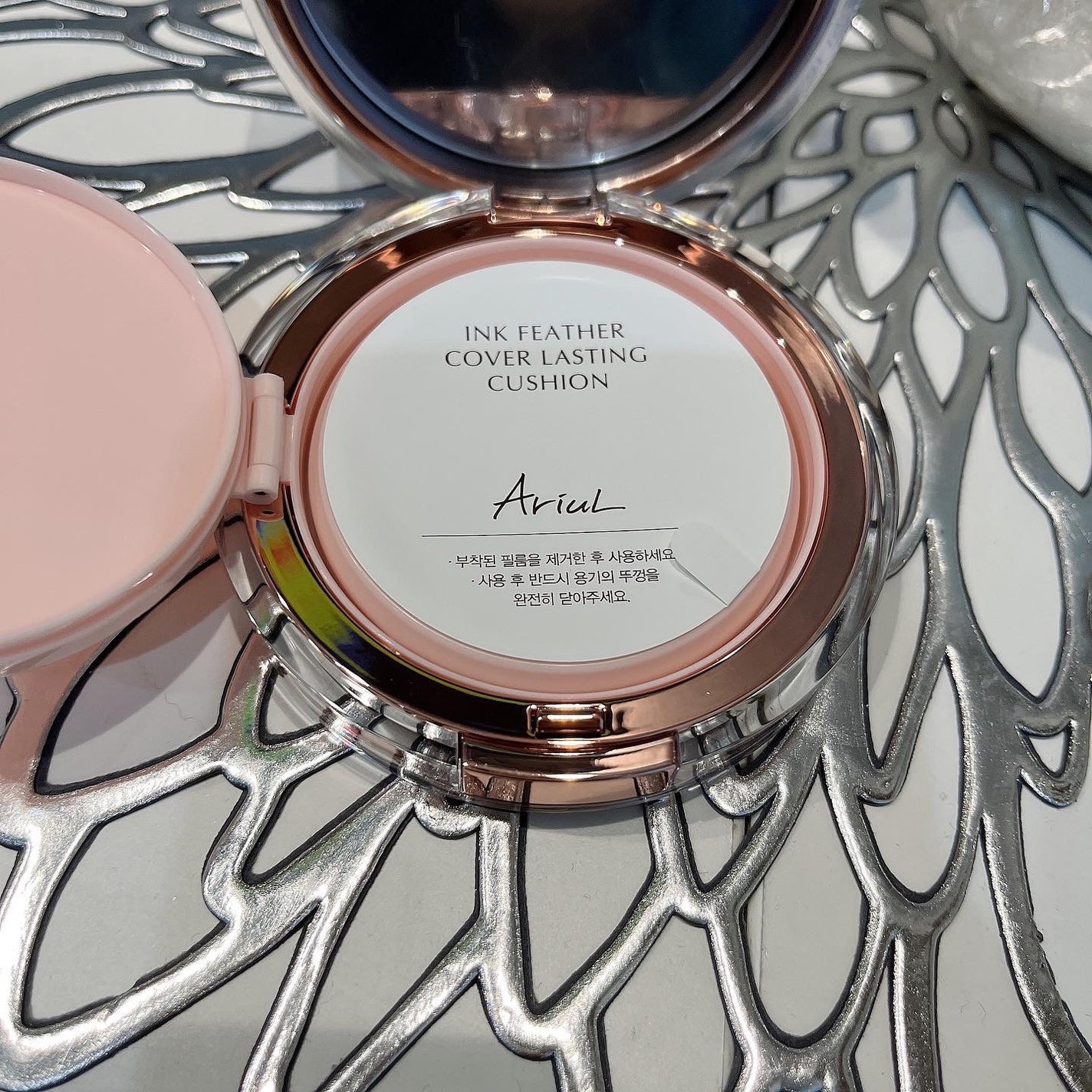 アリウル インクフェザーカバーラスティングクッション/Ariul/クッションファンデーションを使ったクチコミ(4枚目)