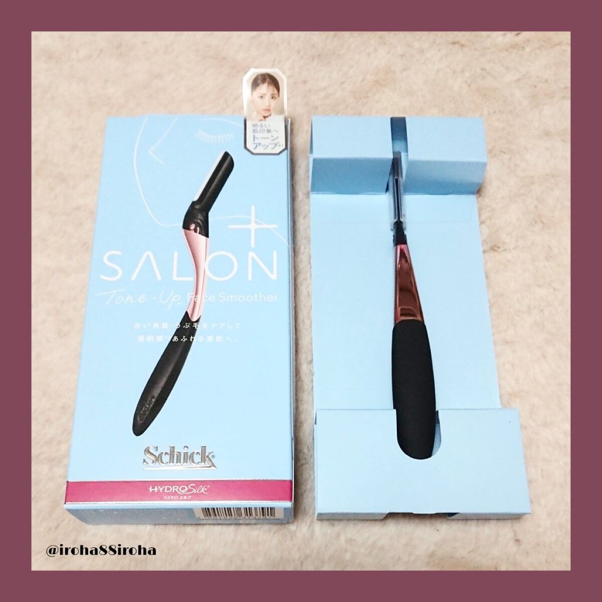 サロンプラス トーンアップ フェイススムーサー ホルダー（刃付き）/サロンプラス/シェーバーを使ったクチコミ（2枚目）