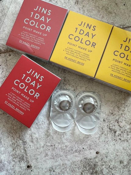 JINS1DAYCOLOR/JINS/ワンデー(1DAY)カラコンを使ったクチコミ(2枚目)
