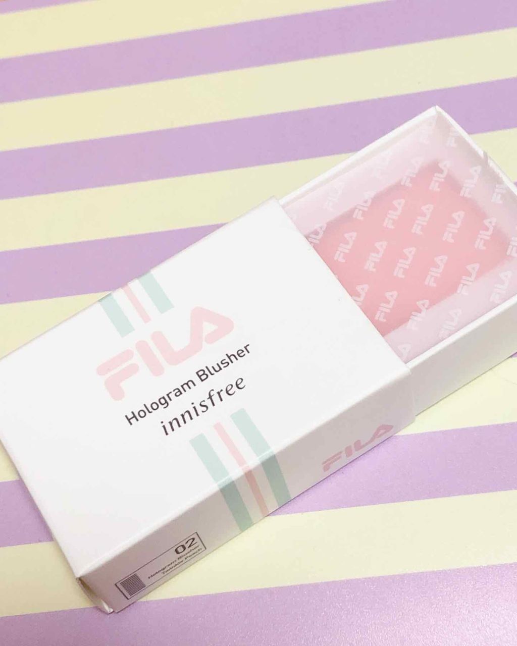 innisfree×FILA ホログラムブラッシャー/innisfree/パウダーチークを使ったクチコミ（1枚目）