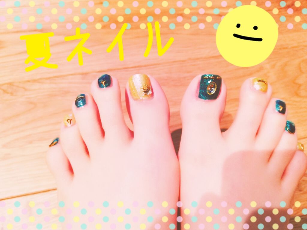 ネイルシール/DAISO/ネイルシールを使ったクチコミ（1枚目）