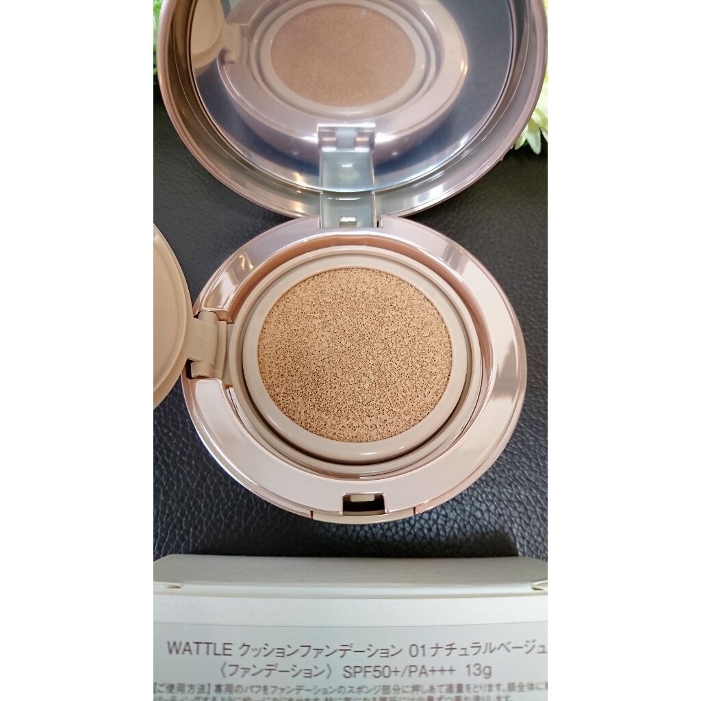 WATTLEクッションファンデーション/WATTLE/クッションファンデーションを使ったクチコミ(2枚目)