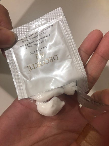 AQ ミリオリティ リペア クレンジングクリーム n/DECORTÉ/クレンジングクリームを使ったクチコミ(2枚目)