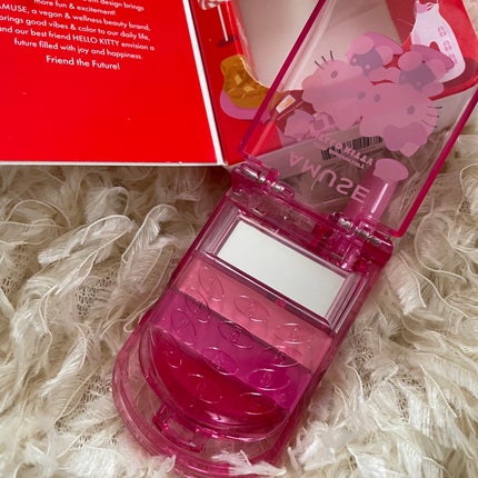 リップ&チークセルフォン/AMUSE/口紅を使ったクチコミ(7枚目)