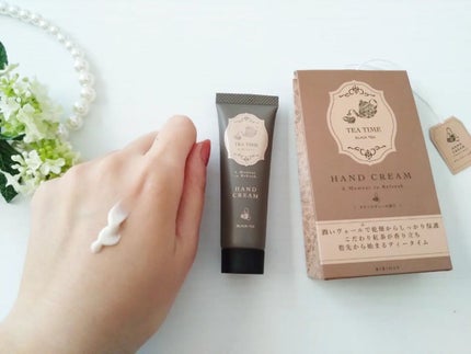 ティータイム ハンドクリーム ブラックティーの香り/BIBIDAY/ハンドクリームを使ったクチコミ(2枚目)