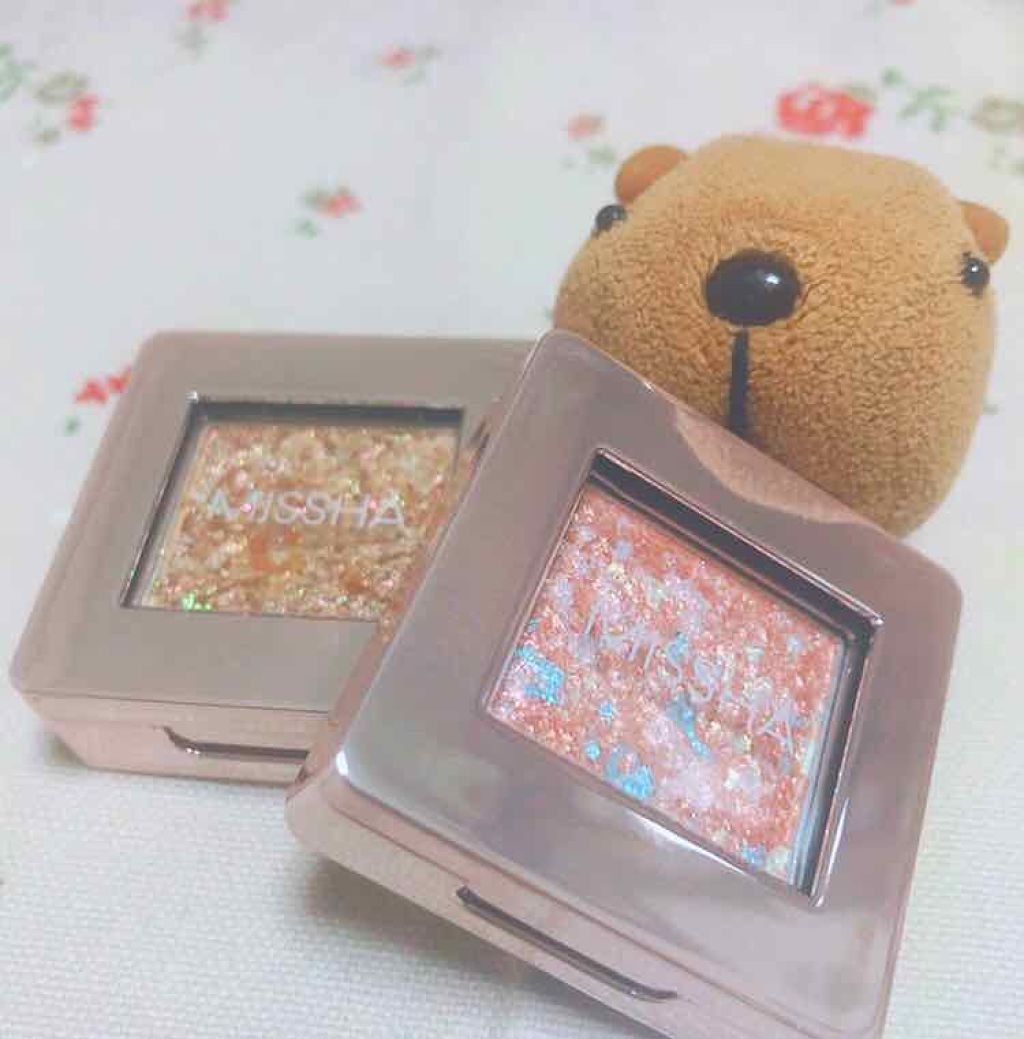 グリッタープリズム シャドウ/MISSHA/グリッターを使ったクチコミ(1枚目)