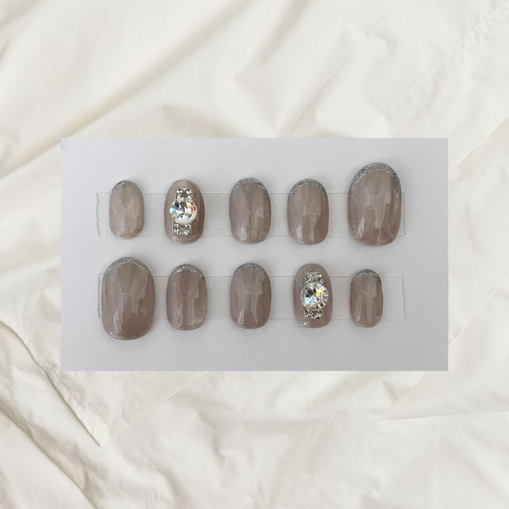 ジェルネイル（ライト対応）/セリア/ジェルネイルを使ったクチコミ（1枚目）