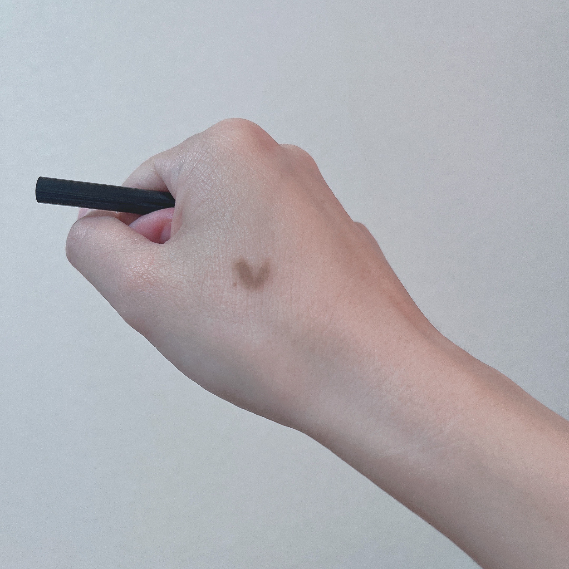 スリムスケッチアイブロウペンシル ライトブラウン/U R GLAM/アイブロウペンシルを使ったクチコミ（2枚目）