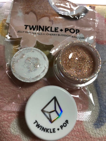 twinkle pop jelly Glitter/CLIO/ジェル・クリームアイシャドウを使ったクチコミ(4枚目)