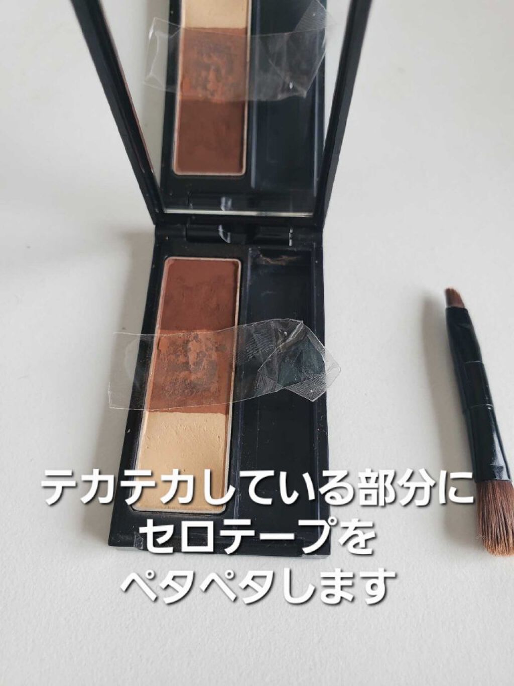 ケイト デザイニングアイブロウ3D EX-6 レッドブラウン(本体)/KATE/パウダーアイブロウを使ったクチコミ（3枚目）