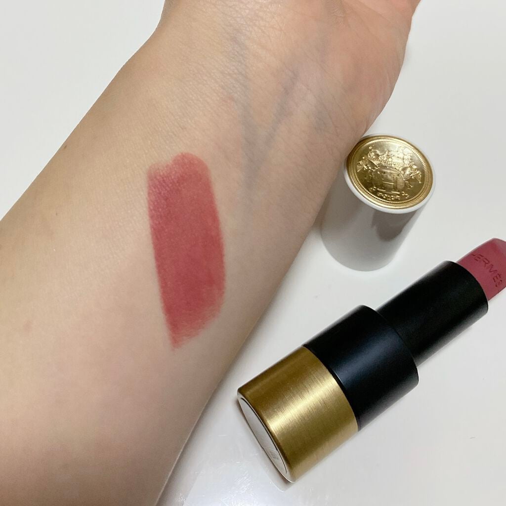 〈ルージュ・エルメス〉 ルージュ ア レーヴル マット/エルメス/口紅を使ったクチコミ(4枚目)