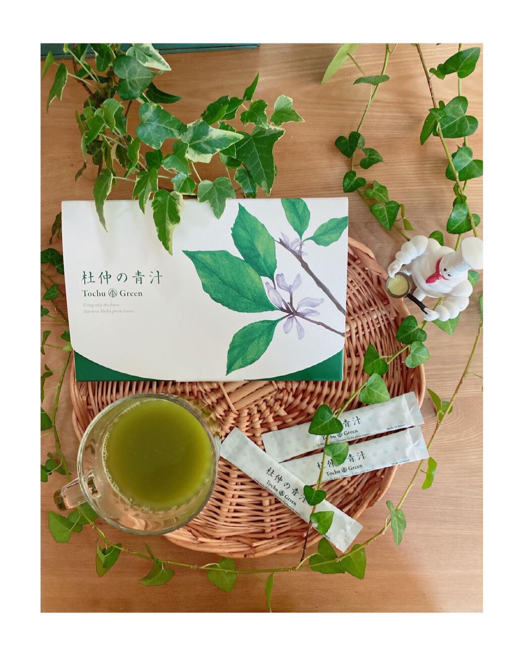 ルルロロ on LIPS 「2021.8.14杜仲の青汁𓆸⡱1.100%国産杜仲茶葉使用2..」(1枚目)