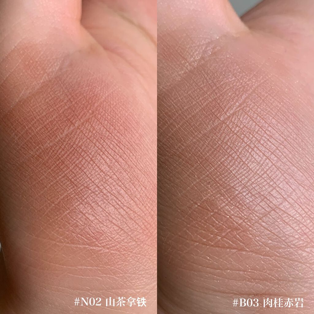 ソフトシェルチーク B03 シナモンブリック/Joocyee/パウダーチークを使ったクチコミ（3枚目）