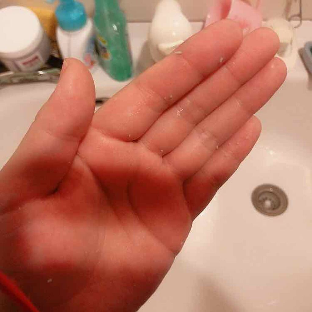 フェイスピーリングジェル ハーブ/DAISO/ピーリングを使ったクチコミ(3枚目)