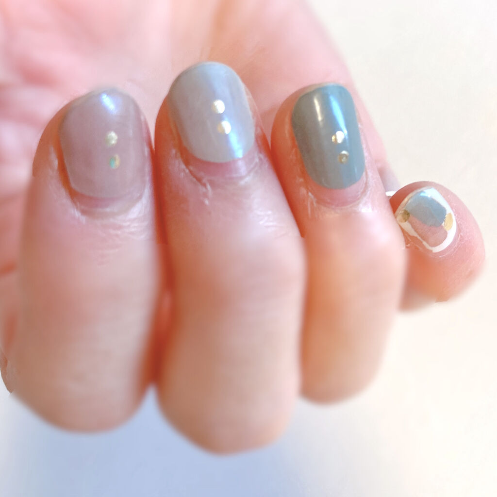 ジェルネイルシール/キャンドゥ/ネイルシールを使ったクチコミ（2枚目）