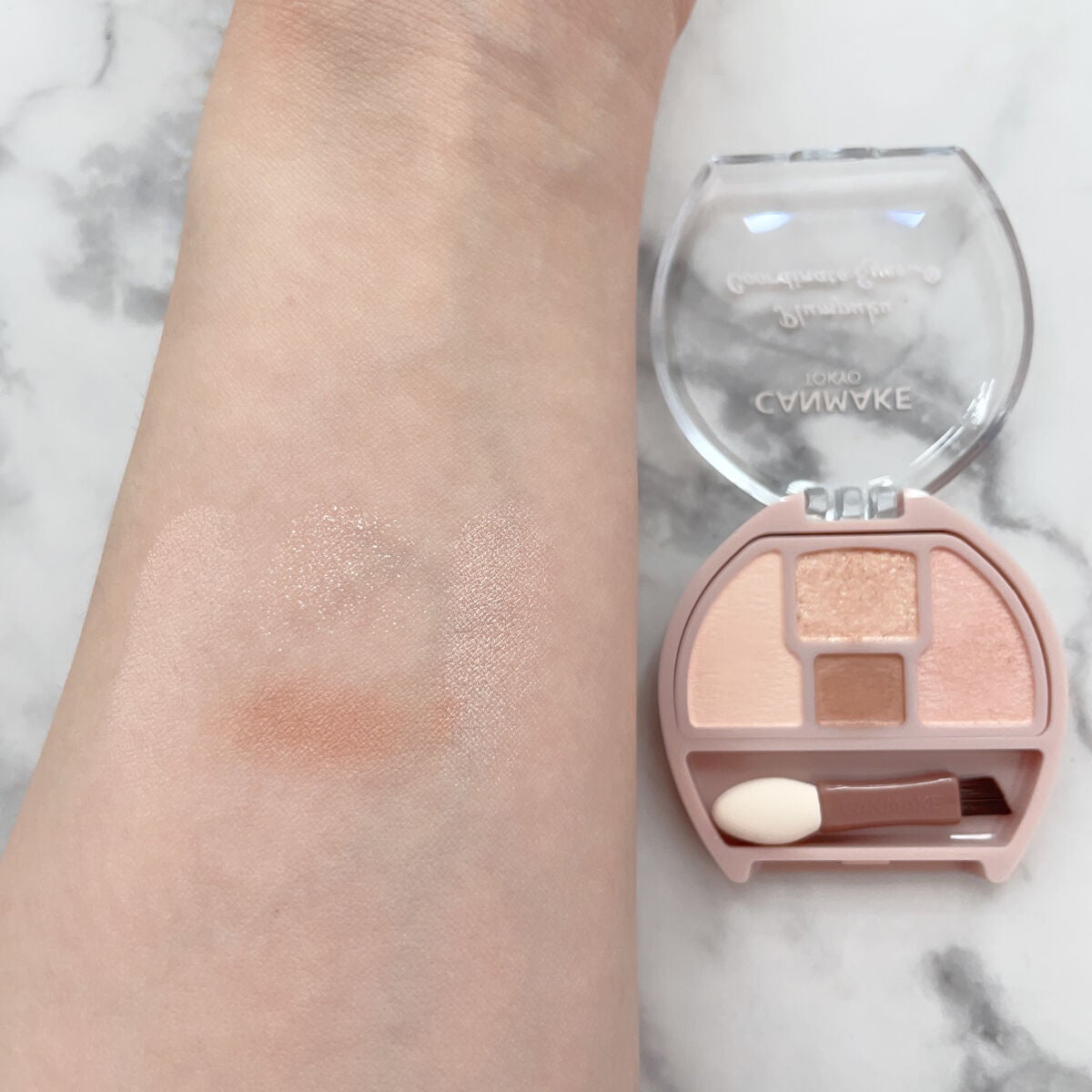 プランぷくコーデアイズ/キャンメイク/パウダーアイシャドウを使ったクチコミ(3枚目)