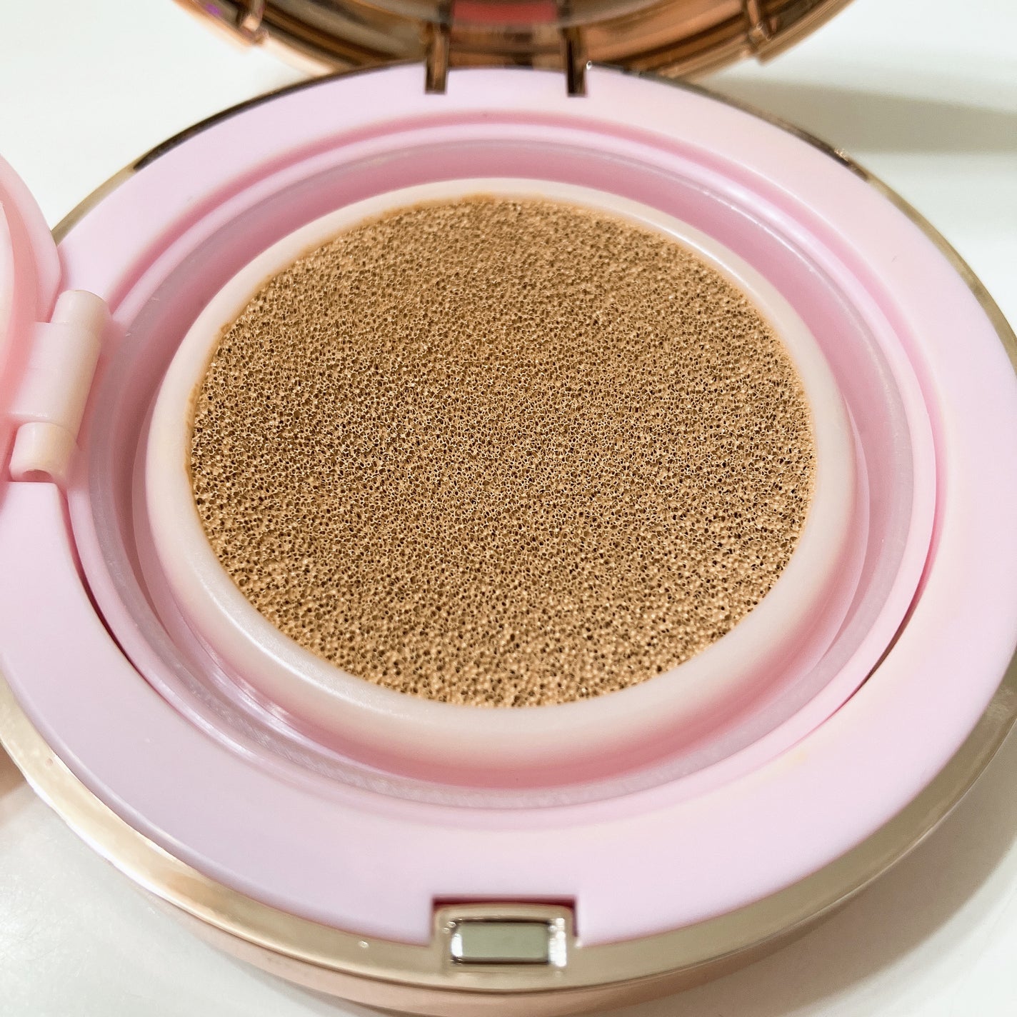 ピンクティーツリーカバークッション/APLIN/クッションファンデーションを使ったクチコミ(4枚目)