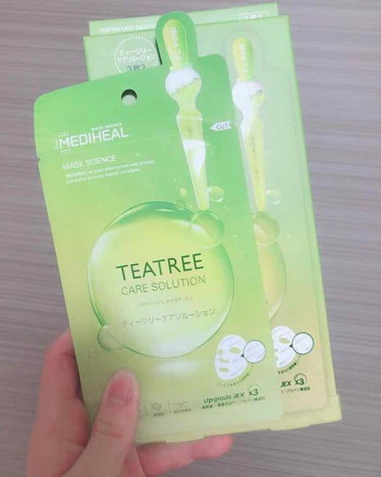 ティーツリーケアソリューション アンプルマスクJEX/MEDIHEAL/シートマスク・パックを使ったクチコミ(1枚目)