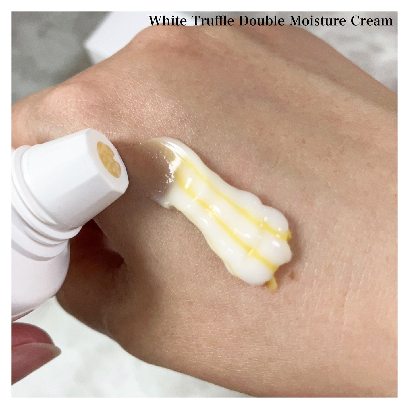 ホワイトトリュフダブルモイスチャークリーム/ダルバ/フェイスクリームを使ったクチコミ(5枚目)