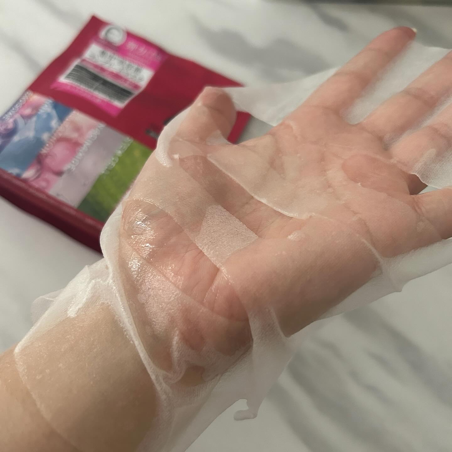 アンレーベル ラボ　R コンプリート シートマスク/unlabel/シートマスク・パックを使ったクチコミ（3枚目）