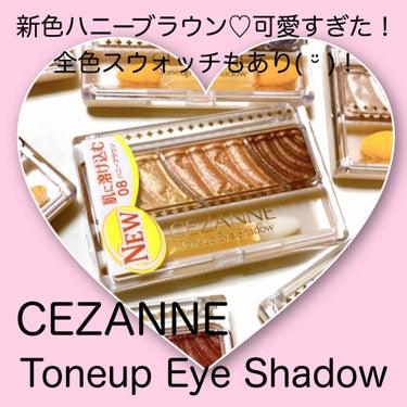 トーンアップアイシャドウ/CEZANNE/アイシャドウパレットを使ったクチコミ（1枚目）