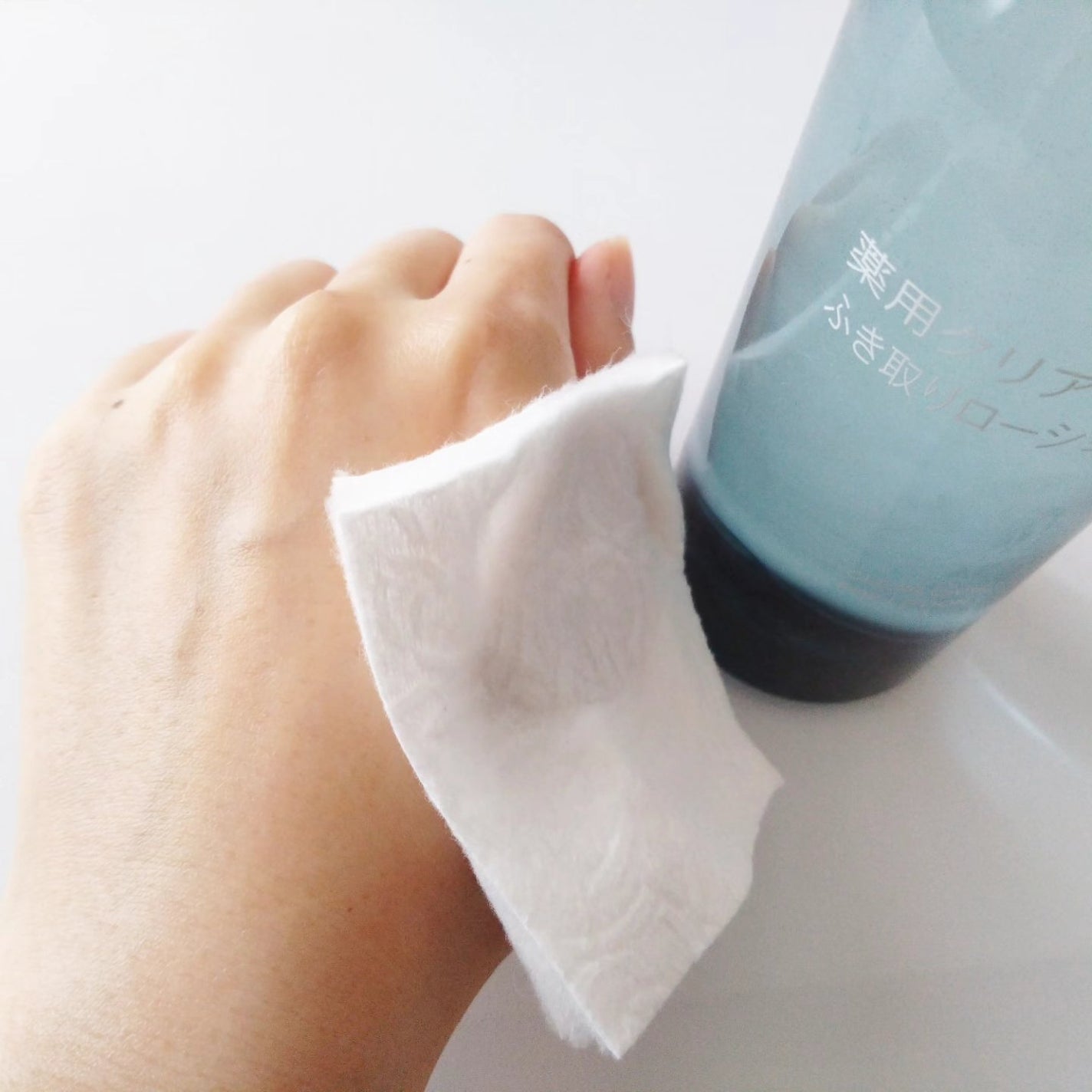 薬用クリアケアふき取りローション/無印良品/拭き取り化粧水を使ったクチコミ(5枚目)