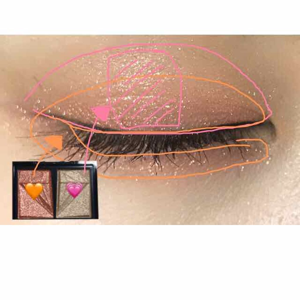 クラッシュダイヤモンドアイズ/KATE/アイシャドウパレットを使ったクチコミ(3枚目)