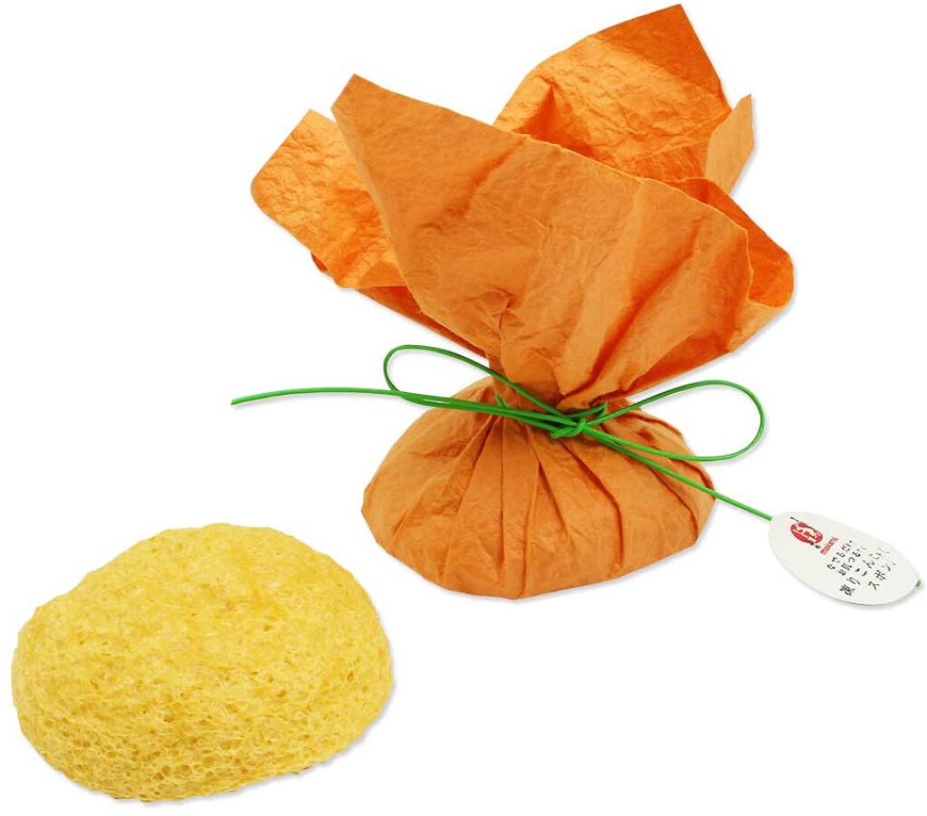 まかないこすめ 凍りこんにゃくスポンジ (採れたてみかん)