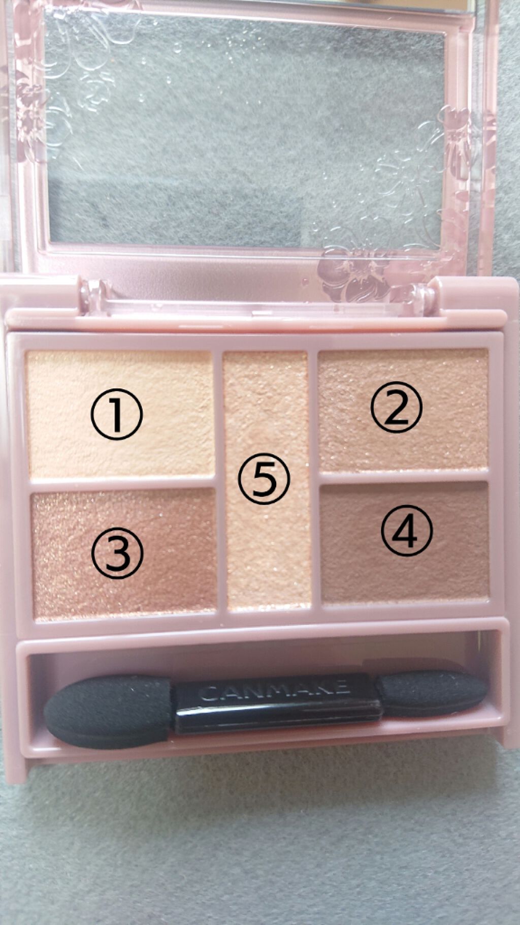 パーフェクトスタイリストアイズ/キャンメイク/アイシャドウパレットを使ったクチコミ（2枚目）