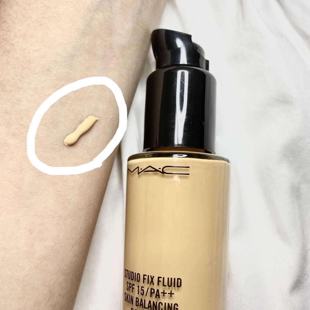 スタジオフィックス フルイッド SPF 15/M・A・C/リキッドファンデーションを使ったクチコミ（3枚目）