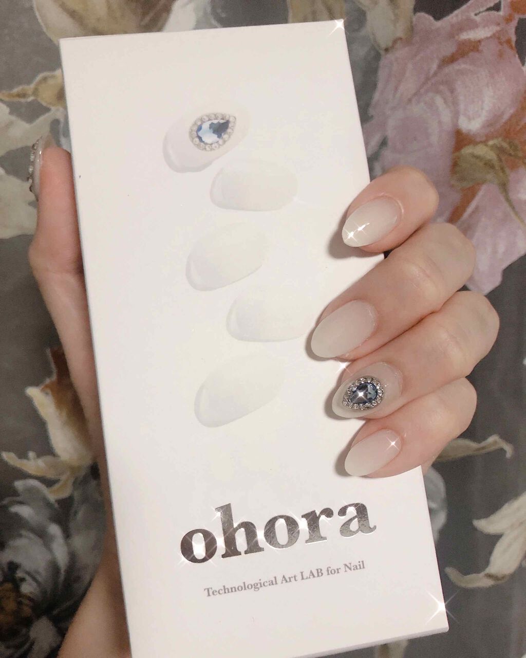 セミキュアジェルネイル(ハンド)/ohora/ネイルシールを使ったクチコミ(1枚目)