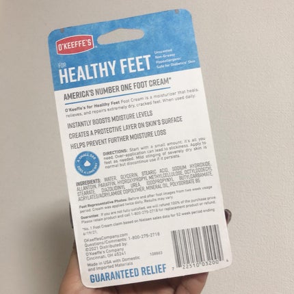 WORKING HANDS ワーキングハンズ/O'Keeffe's/ハンドクリームを使ったクチコミ(6枚目)