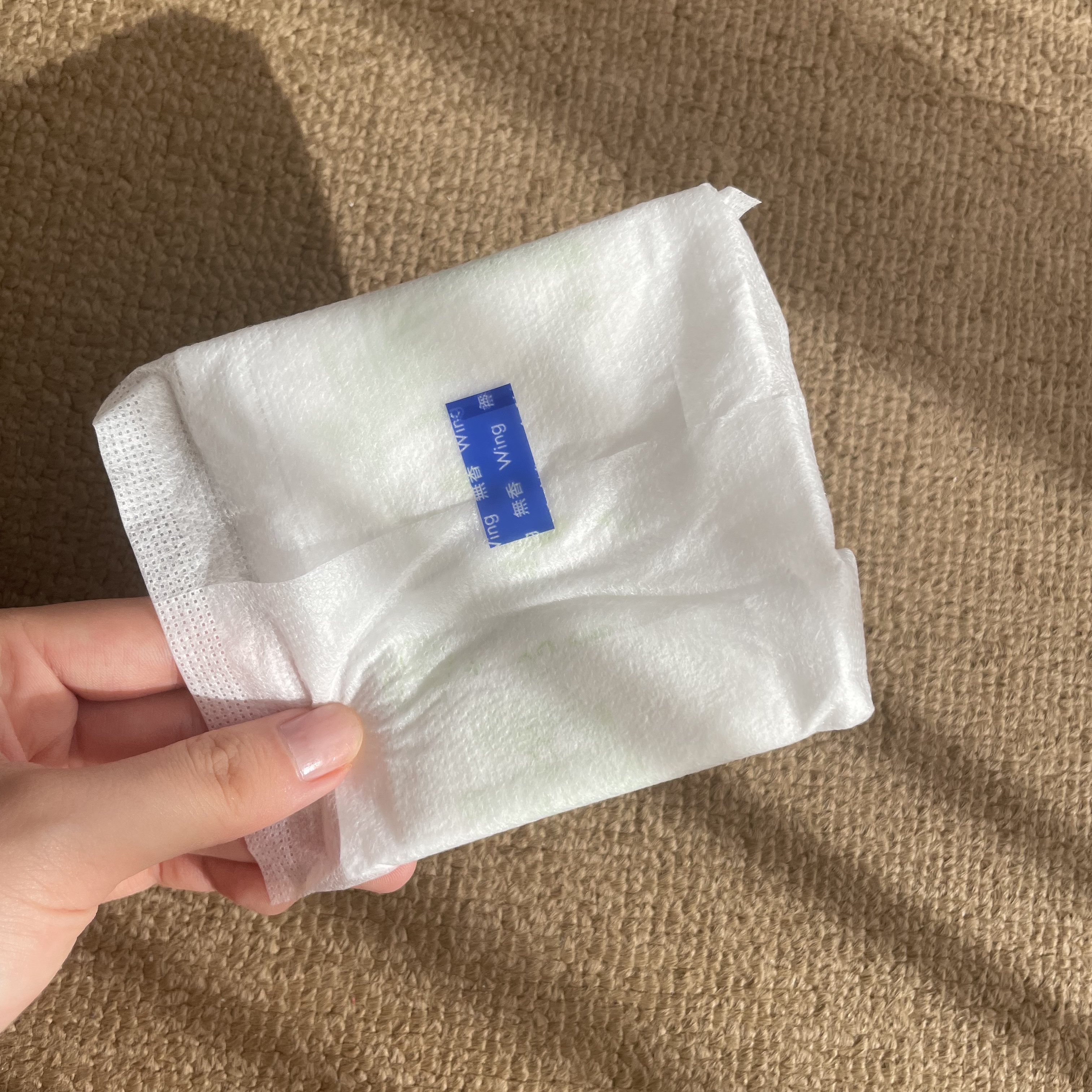 しあわせ素肌　Botanical Cotton100％　無香料（多い昼用　22.5cm）/ロリエ/ナプキンを使ったクチコミ（3枚目）