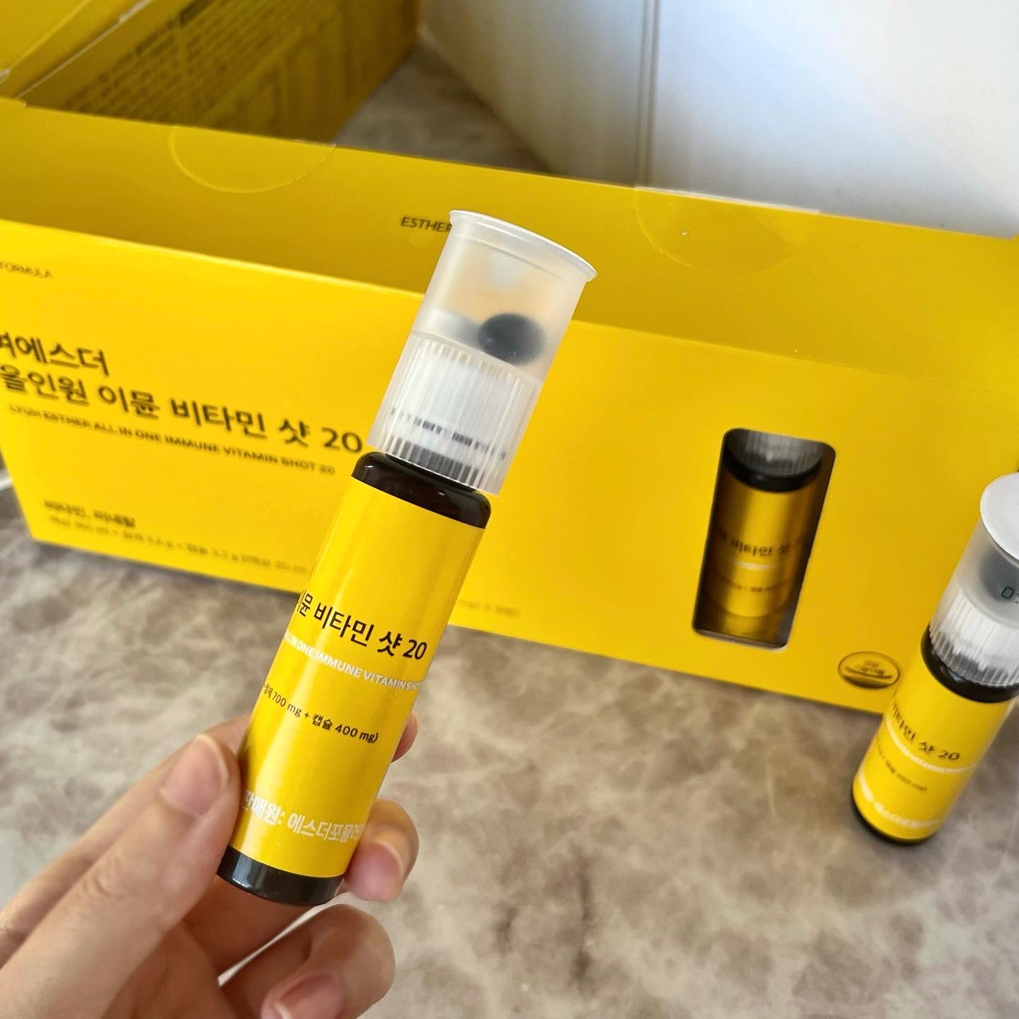 ヨエスターオールインワンイミューンビタミンショット20/ESTHER FORMULA/健康サプリメントを使ったクチコミ（1枚目）