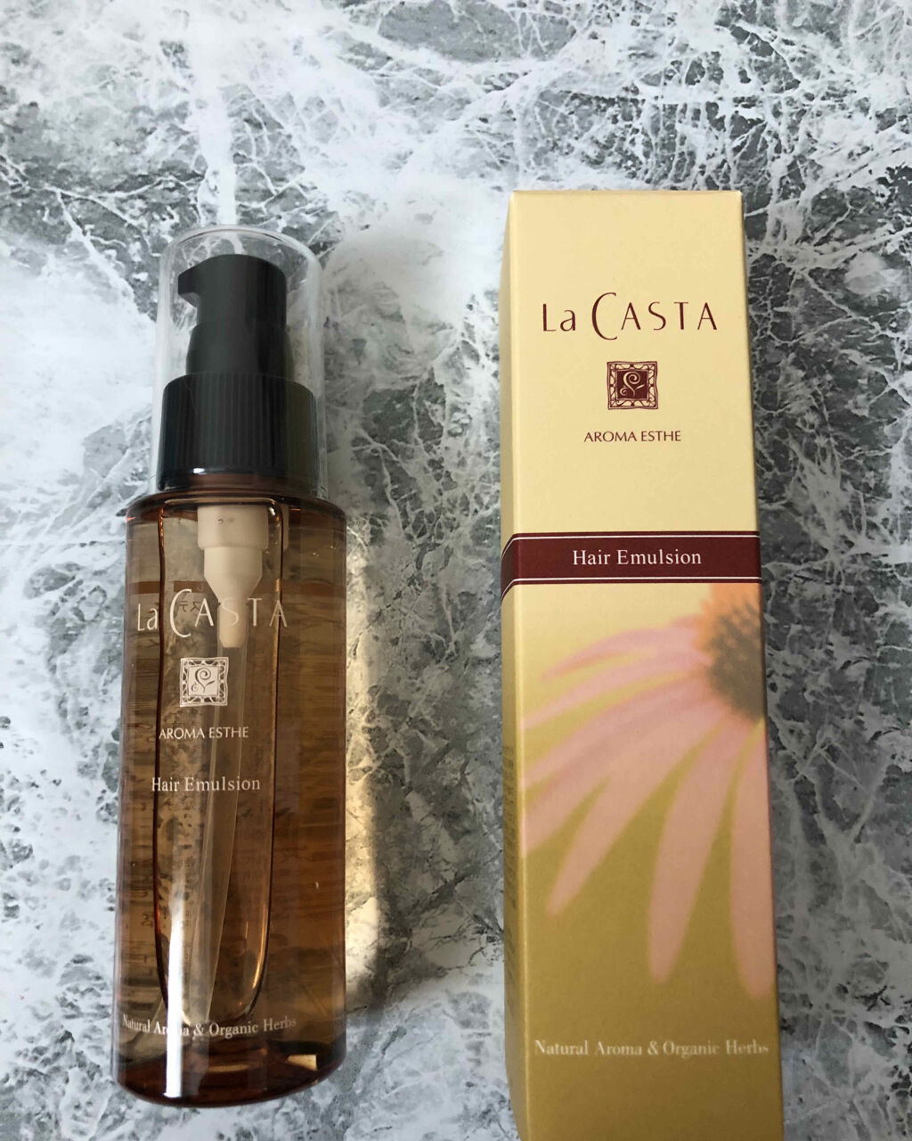アロマエステ ヘアエマルジョン/ラ・カスタ/ヘアオイルを使ったクチコミ（1枚目）